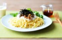 なめことおろしのさっぱりパスタ