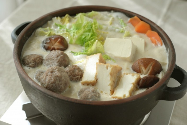 白味噌牛乳鍋